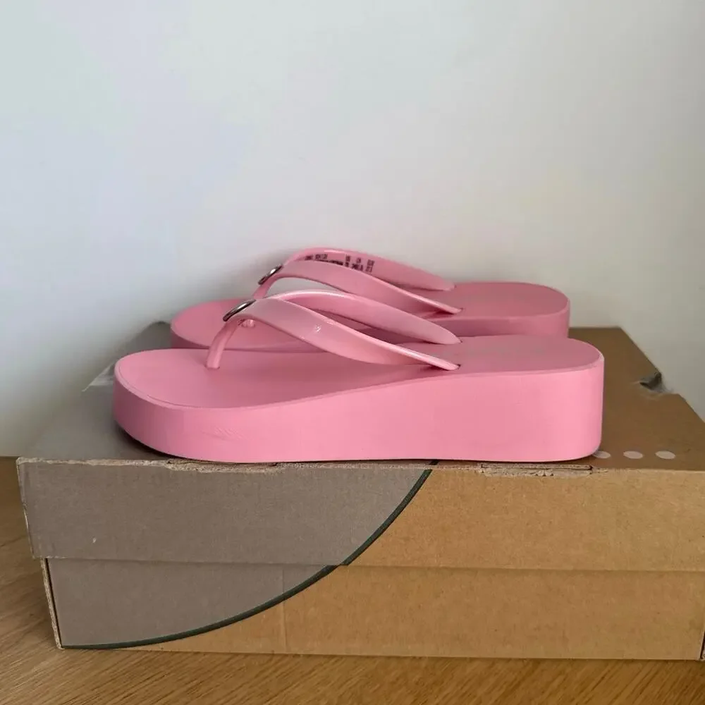 COACH Vianna ‘Flower Pink’ Women Wedge Sandals- SZ 7